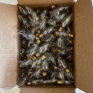 226. C-9 clear incandescent bulbs.